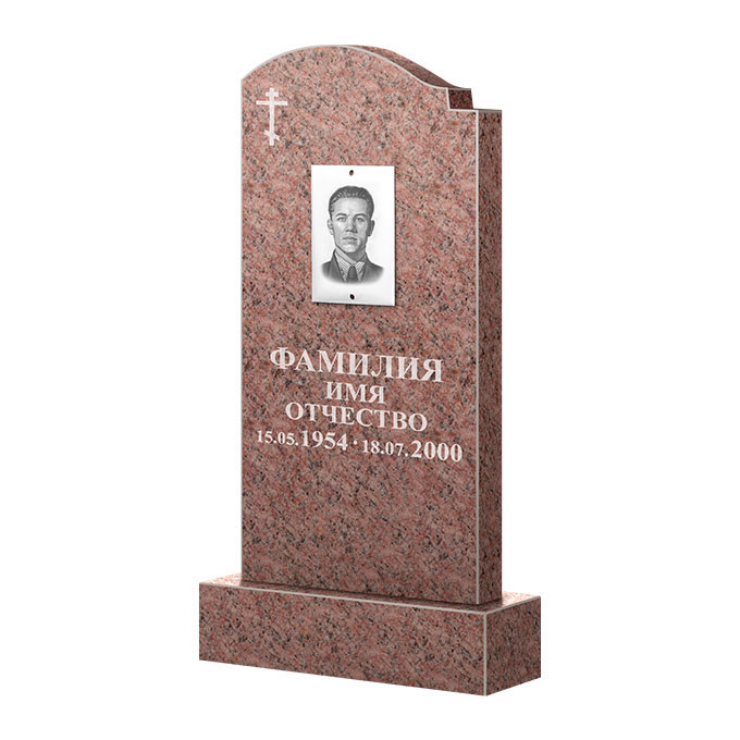 Гранитные памятники в&nbsp;Челябинске | Памятник из гранита Розалия Pink ФГЦ-25