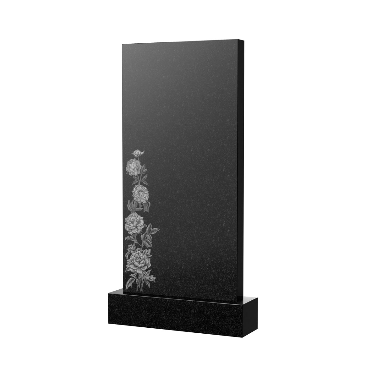 Художественное оформление памятника в&nbsp;Челябинске | Художественное оформление на гранитную стелу, рисунок ВХО-059