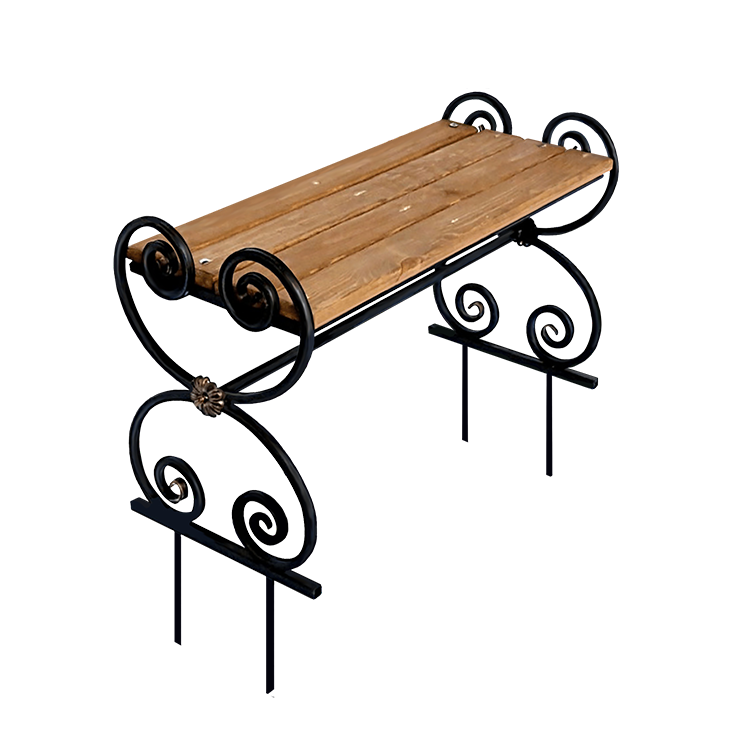 Кованые изделия в&nbsp;Челябинске | Кованая скамейка СТ.001