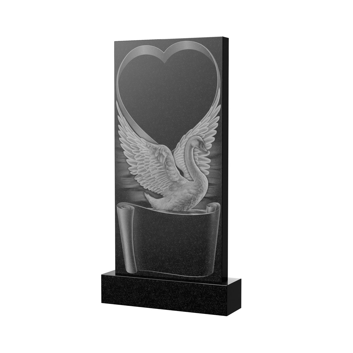 Художественное оформление памятника в&nbsp;Челябинске | Художественное оформление на гранитную стелу, рисунок ВХО-034