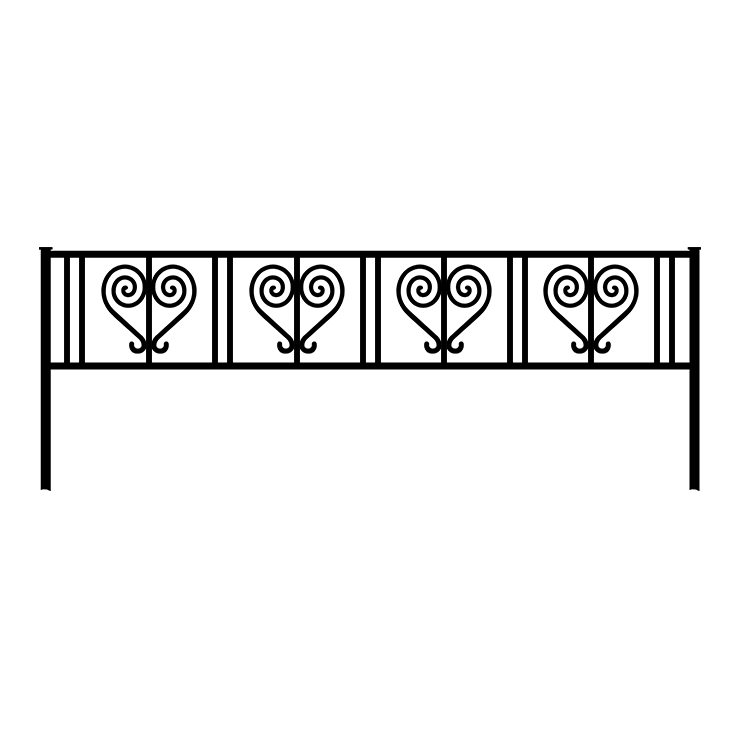 Кованые изделия в&nbsp;Челябинске | Кованая оградка ОГ.005