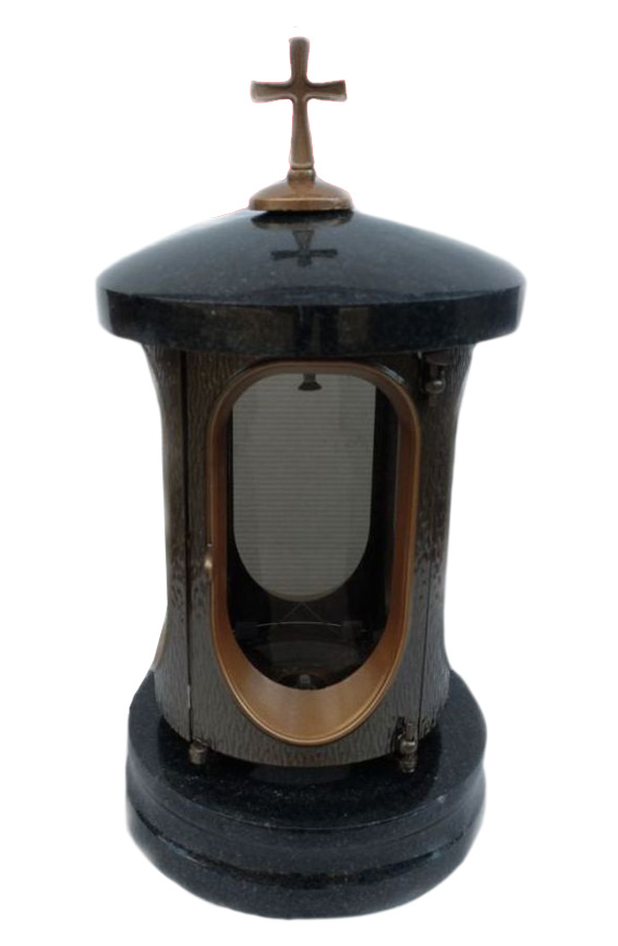 Лампадки из камня на могилу в&nbsp;Челябинске | Лампадка из гранита Габбро