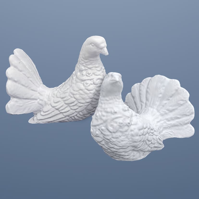 Скульптуры из искусственного мрамора в Челябинске | Голубь пара