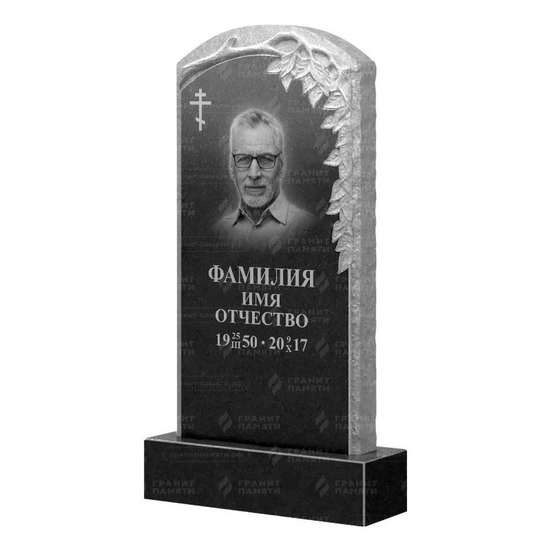 Памятники из гранита с деревом в&nbsp;Челябинске | Гранитный памятник ФГ-107