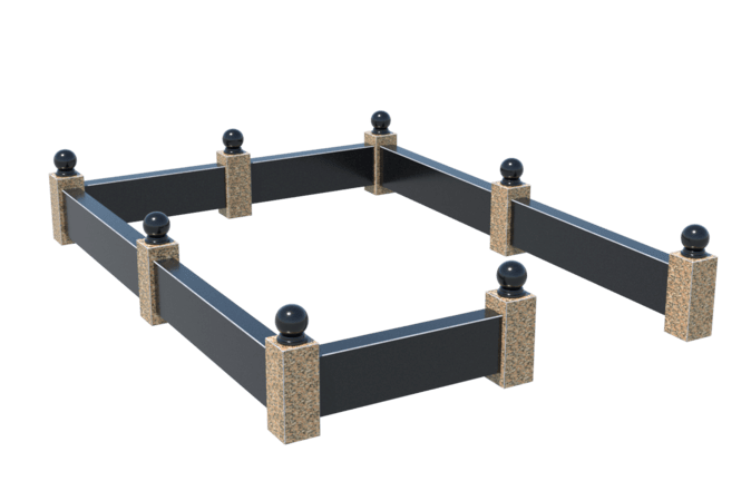 Цоколи на могилу в&nbsp;Челябинске | Цоколь на могилу №0036