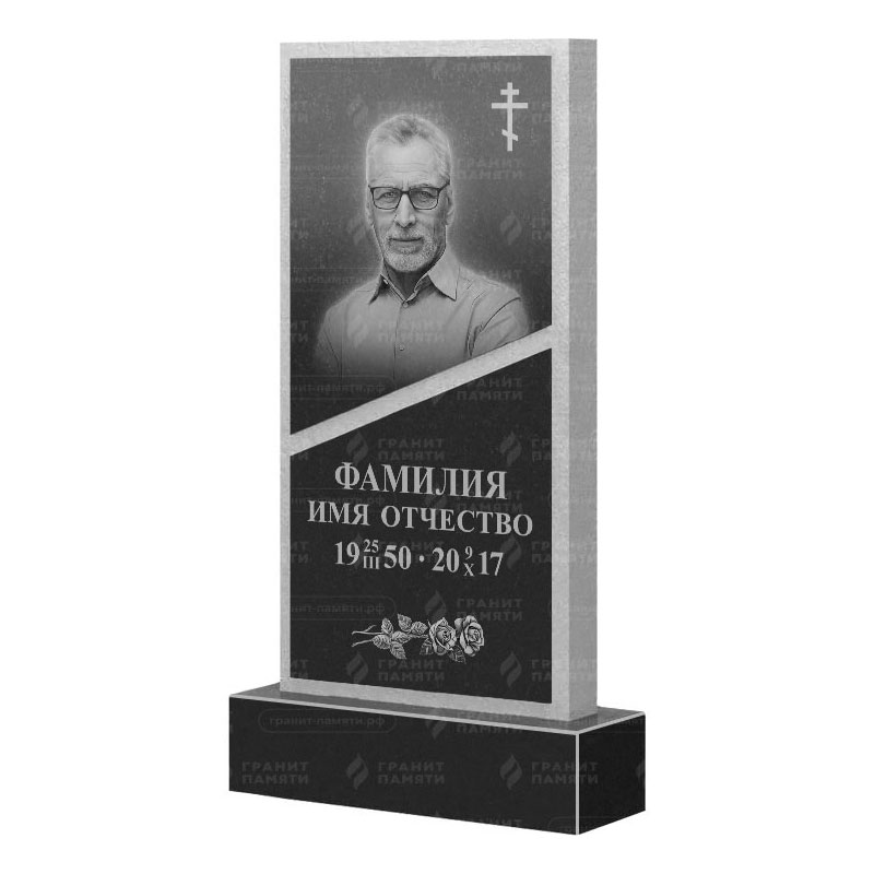 Памятники из гранита вертикальные в&nbsp;Челябинске | Гранитный памятник ФГ-164