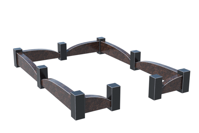 Цоколи на могилу в&nbsp;Челябинске | Цоколь на могилу №0042