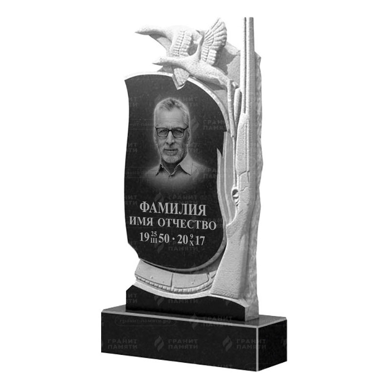Памятники из гранита резные в&nbsp;Челябинске | Гранитный памятник ФГ-122
