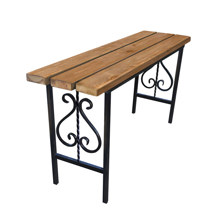 Кованые изделия в&nbsp;Челябинске | Кованая скамейка СТ.003