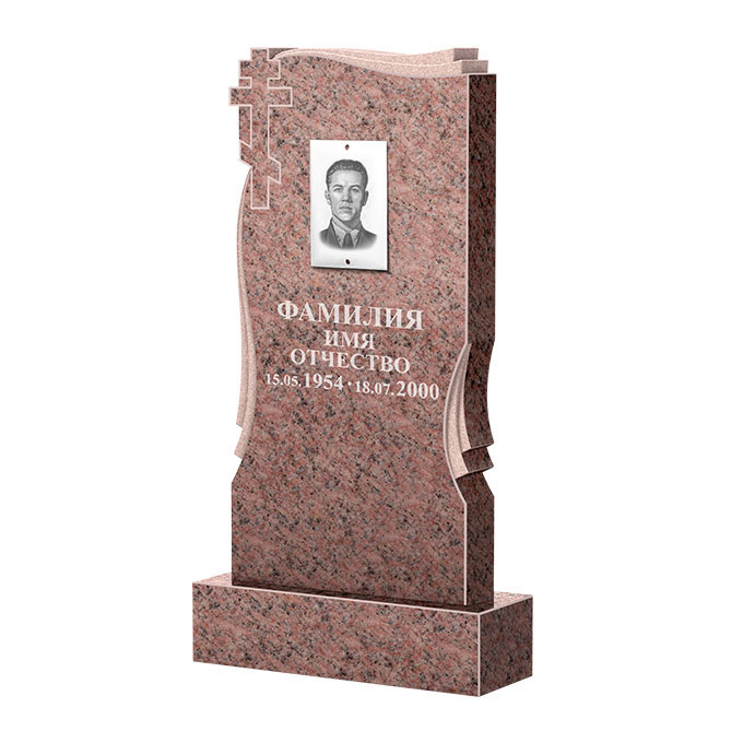 Гранитные памятники в&nbsp;Челябинске | Памятник из гранита Розалия Pink ФГЦ-185