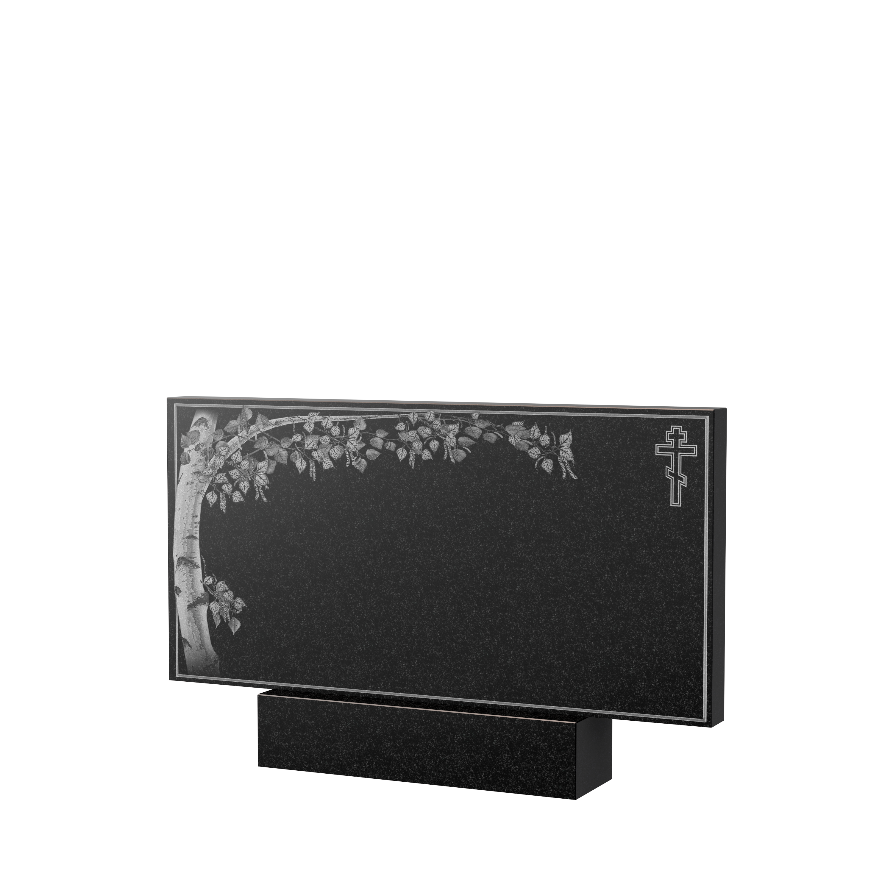 Художественное оформление памятника в&nbsp;Челябинске | Художественное оформление на гранитную стелу, рисунок ГХО-005