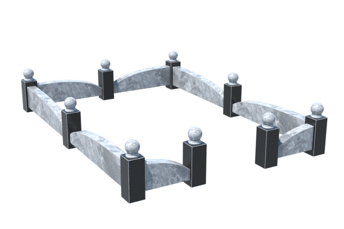 Цоколи на могилу в&nbsp;Челябинске | Цоколь на могилу №0040