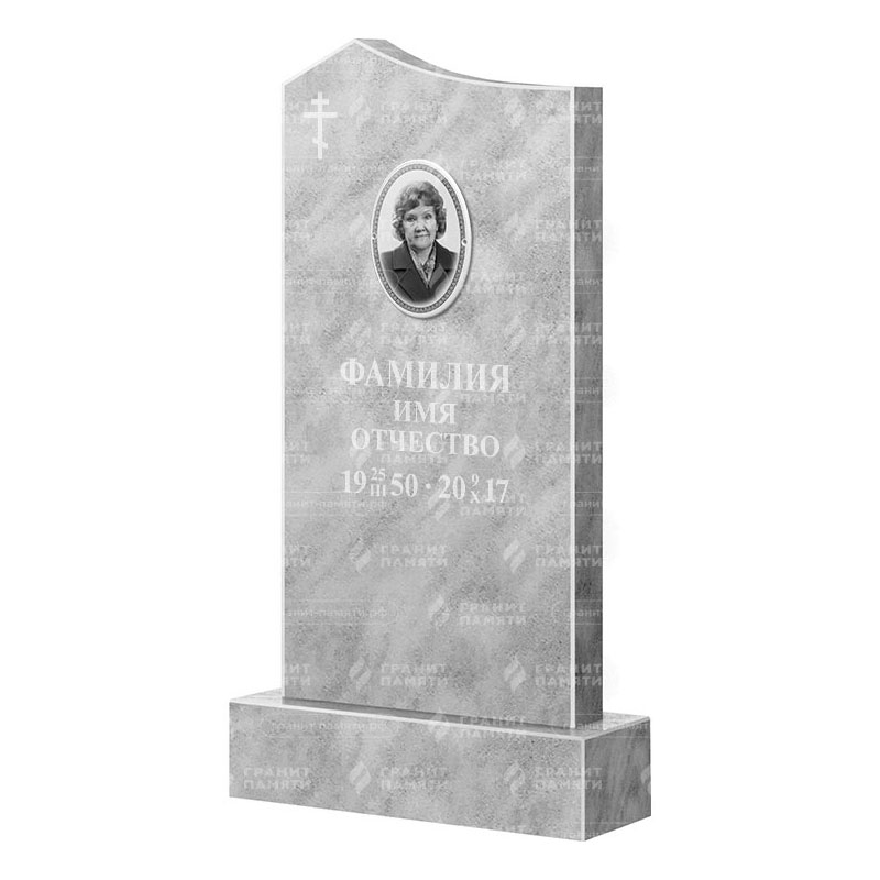 Бюджетные памятники в&nbsp;Челябинске | Мраморный памятник ФМ-008