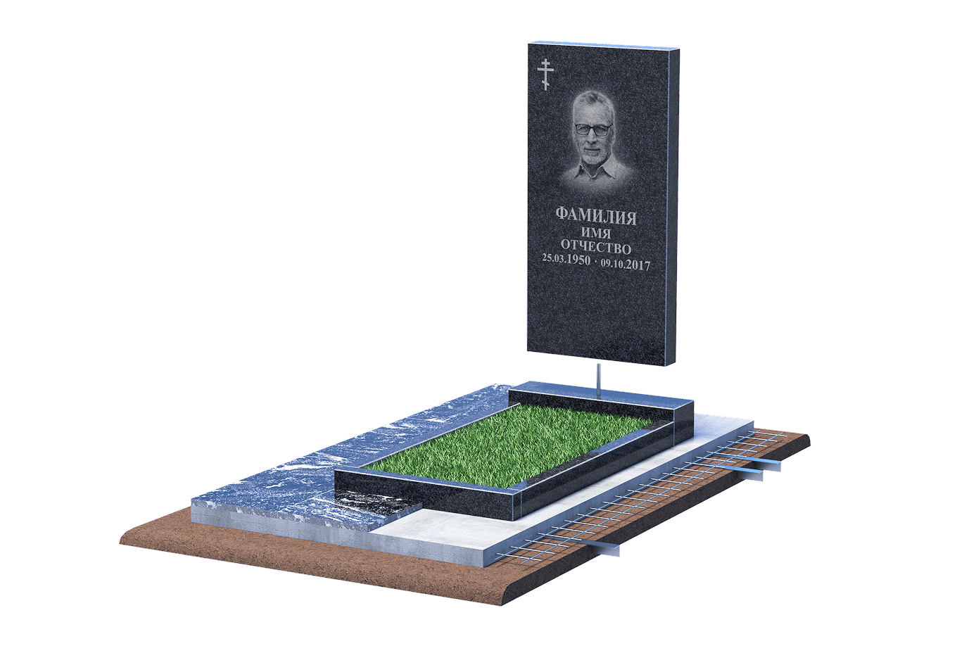 Установка памятника в Челябинске