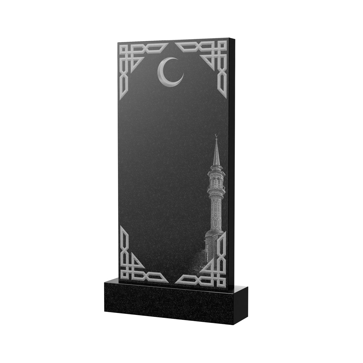 Художественное оформление памятника в&nbsp;Челябинске | Художественное оформление на гранитную стелу, рисунок ВХО-040