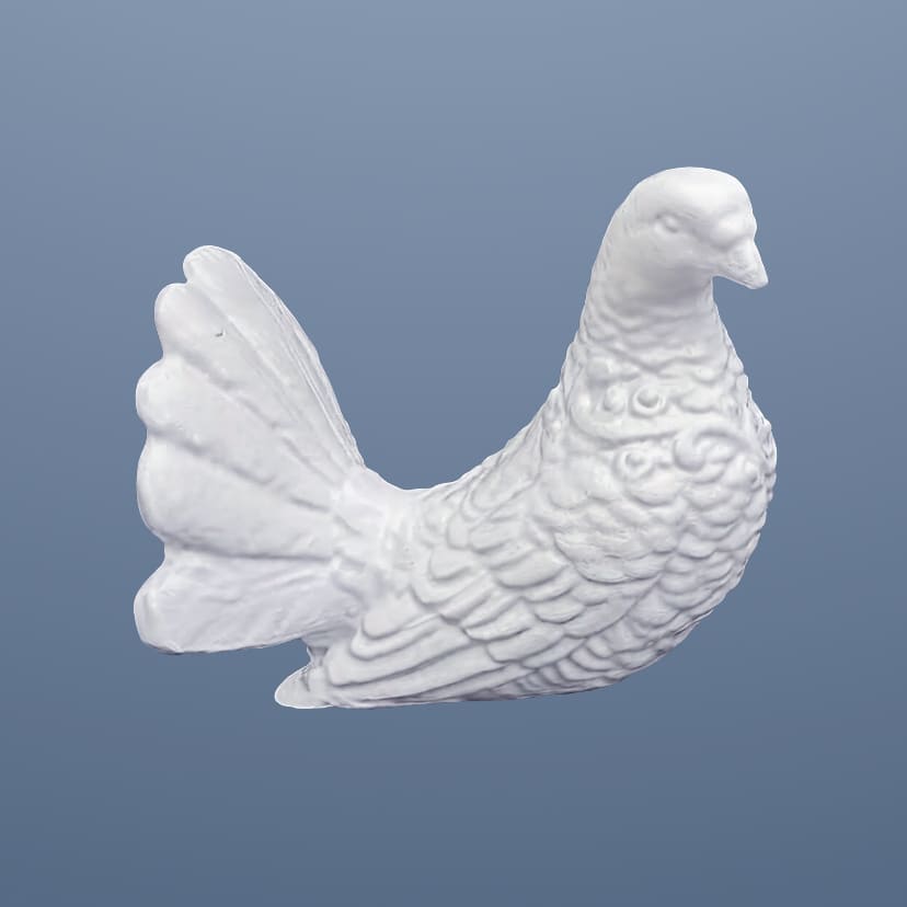 Скульптуры из искусственного мрамора в Челябинске | Голубь право