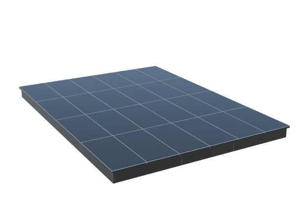 Площадки на могилу в&nbsp;Челябинске | Площадка с вертикальной (10 см) облицовкой гранитом Габбро