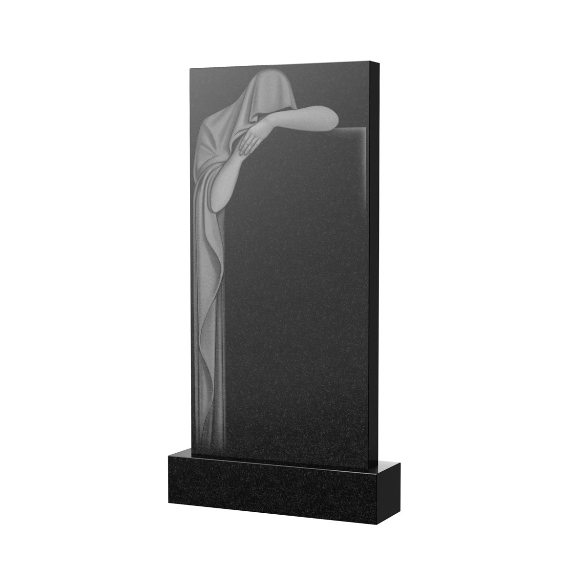 Художественное оформление памятника в&nbsp;Челябинске | Художественное оформление на гранитную стелу, рисунок ВХО-036