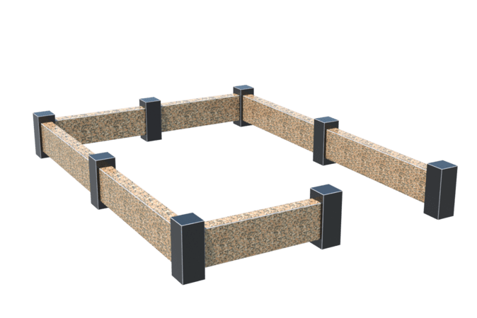 Цоколи на могилу в&nbsp;Челябинске | Цоколь на могилу №0037
