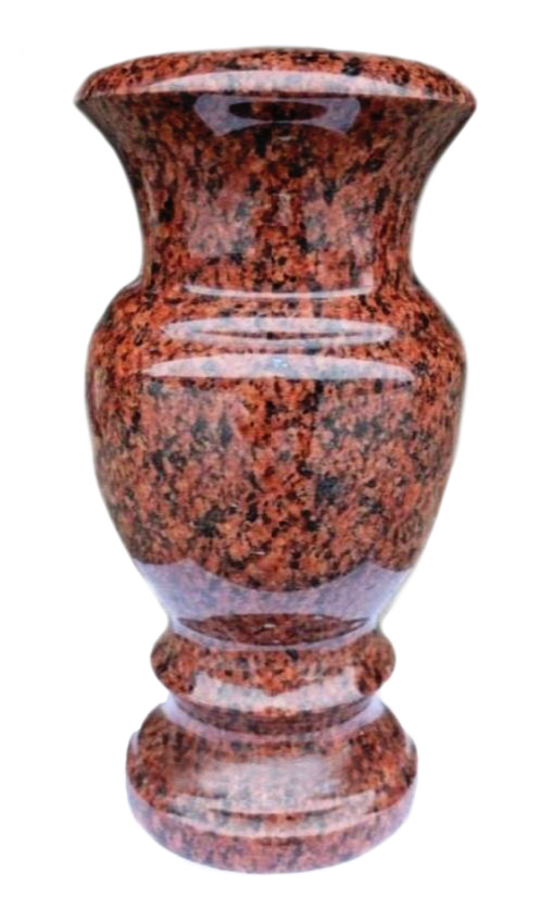 Вазы из камня в&nbsp;Челябинске | Ваза гранитная «Цветная»