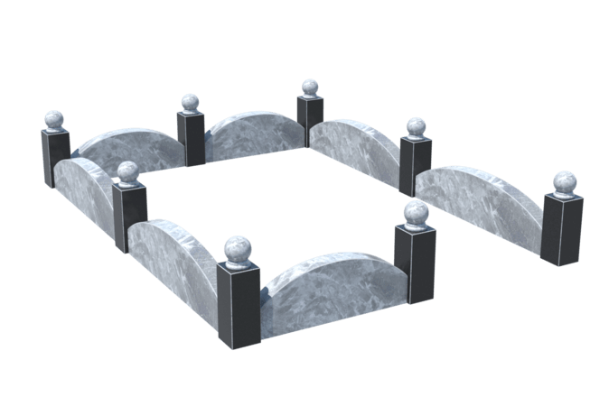 Цоколи на могилу в&nbsp;Челябинске | Цоколь на могилу №0003