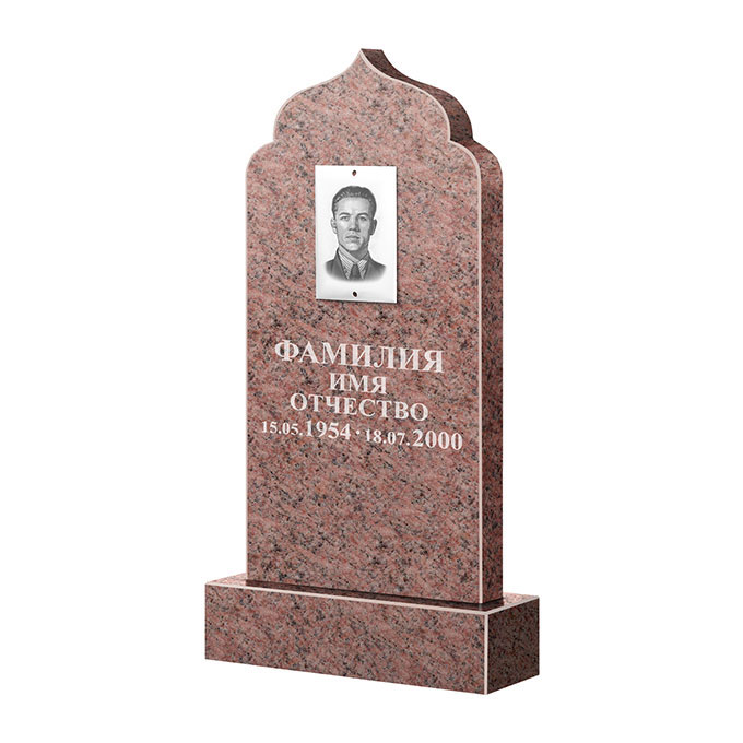 Гранитные памятники в&nbsp;Челябинске | Памятник из гранита Розалия Pink ФГЦ-037