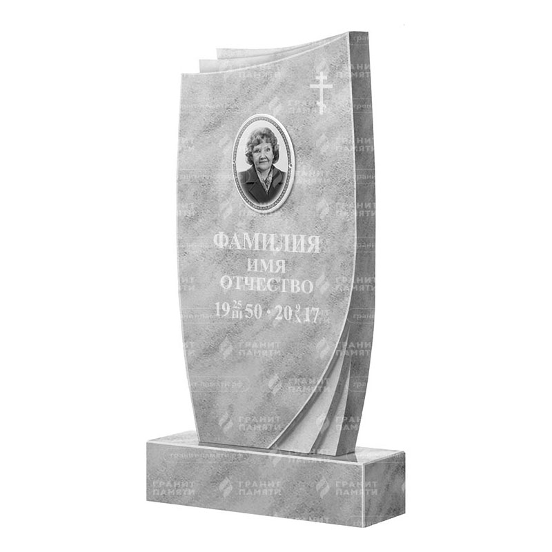Памятники из мрамора в&nbsp;Челябинске | Мраморный памятник ФМ-057