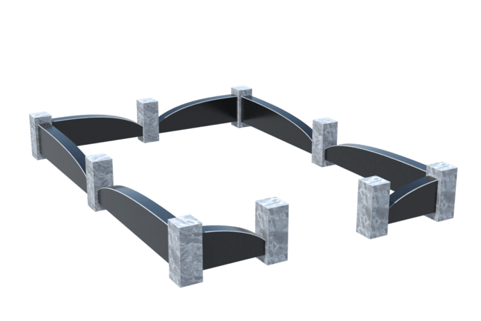 Цоколи на могилу в&nbsp;Челябинске | Цоколь на могилу №0041