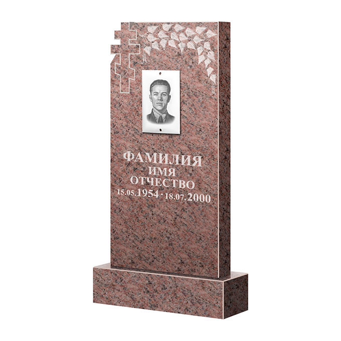 Гранитные памятники в&nbsp;Челябинске | Памятник из гранита Розалия Pink ФГЦ-202