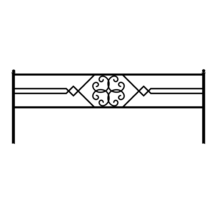 Кованые изделия в&nbsp;Челябинске | Кованая оградка ОГ.003