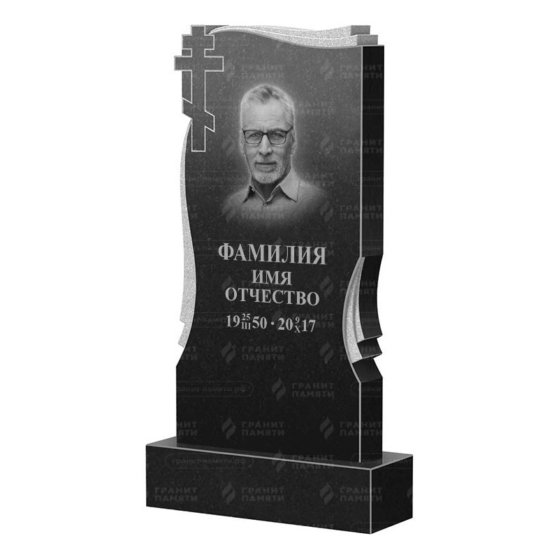 Памятники из гранита вертикальные в&nbsp;Челябинске | Гранитный памятник ФГ-185