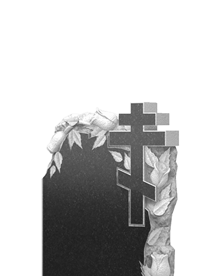 Памятники из гранита с цветами в&nbsp;Челябинске